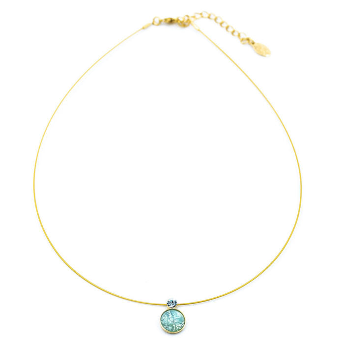 Kette "Bohemia" in der Farbe Mint