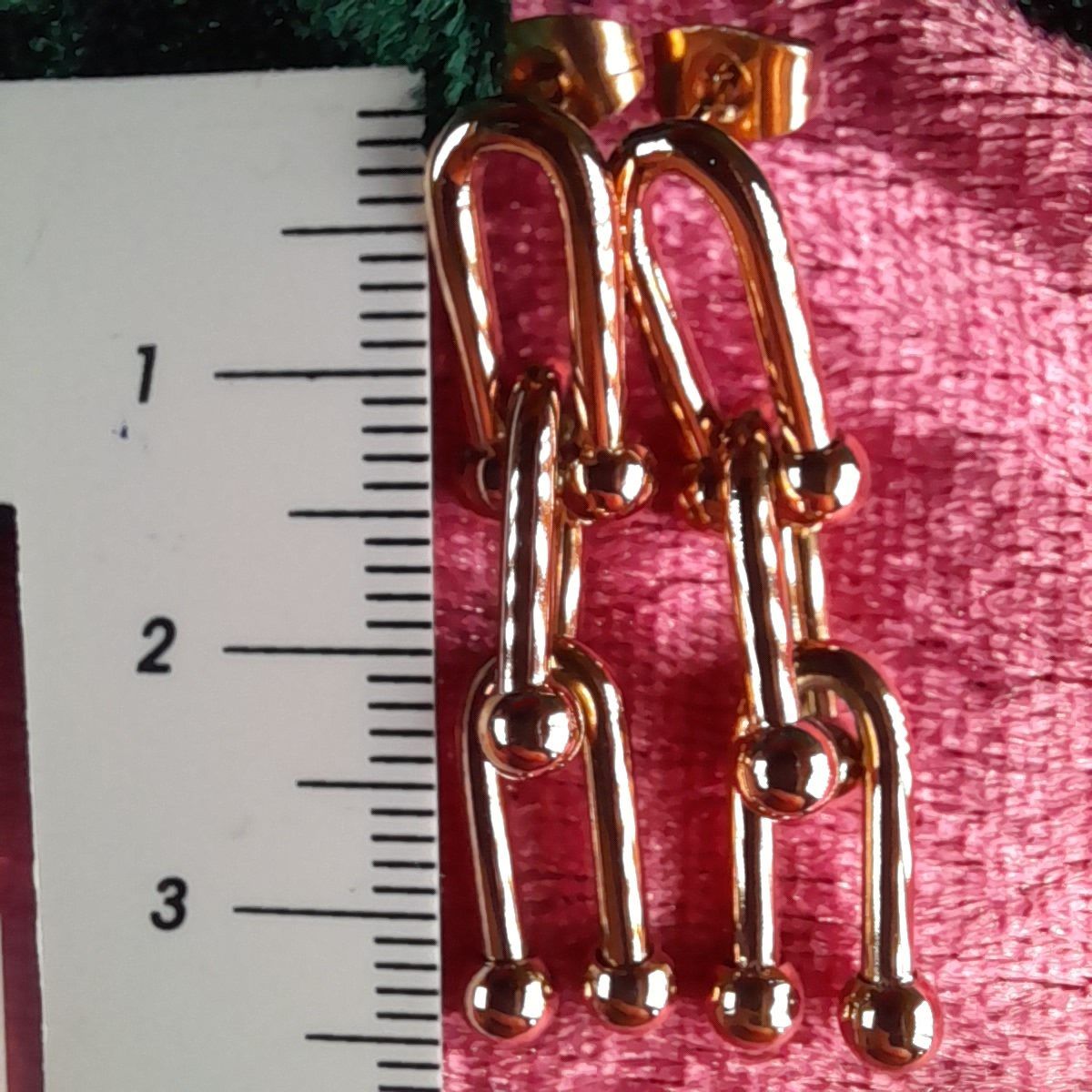 Ohrstecker "Kettendesign"