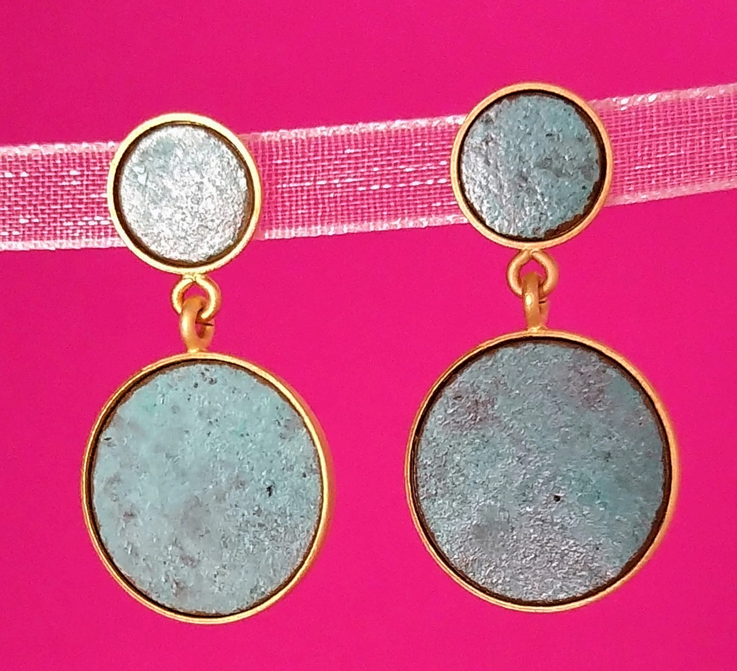 Sergio Engel Ohrringe "Patina"
