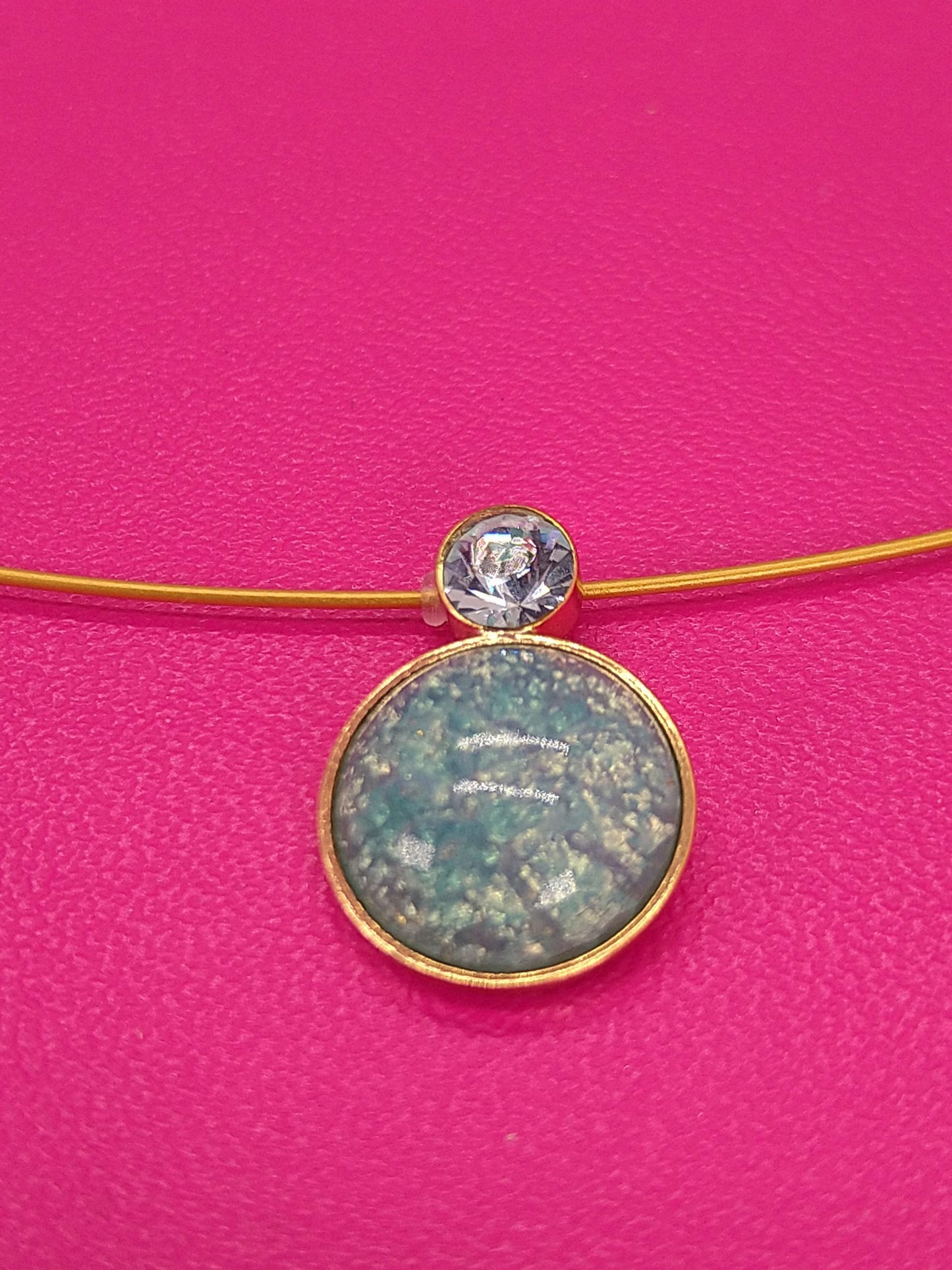 Kette "Bohemia" in der Farbe Mint