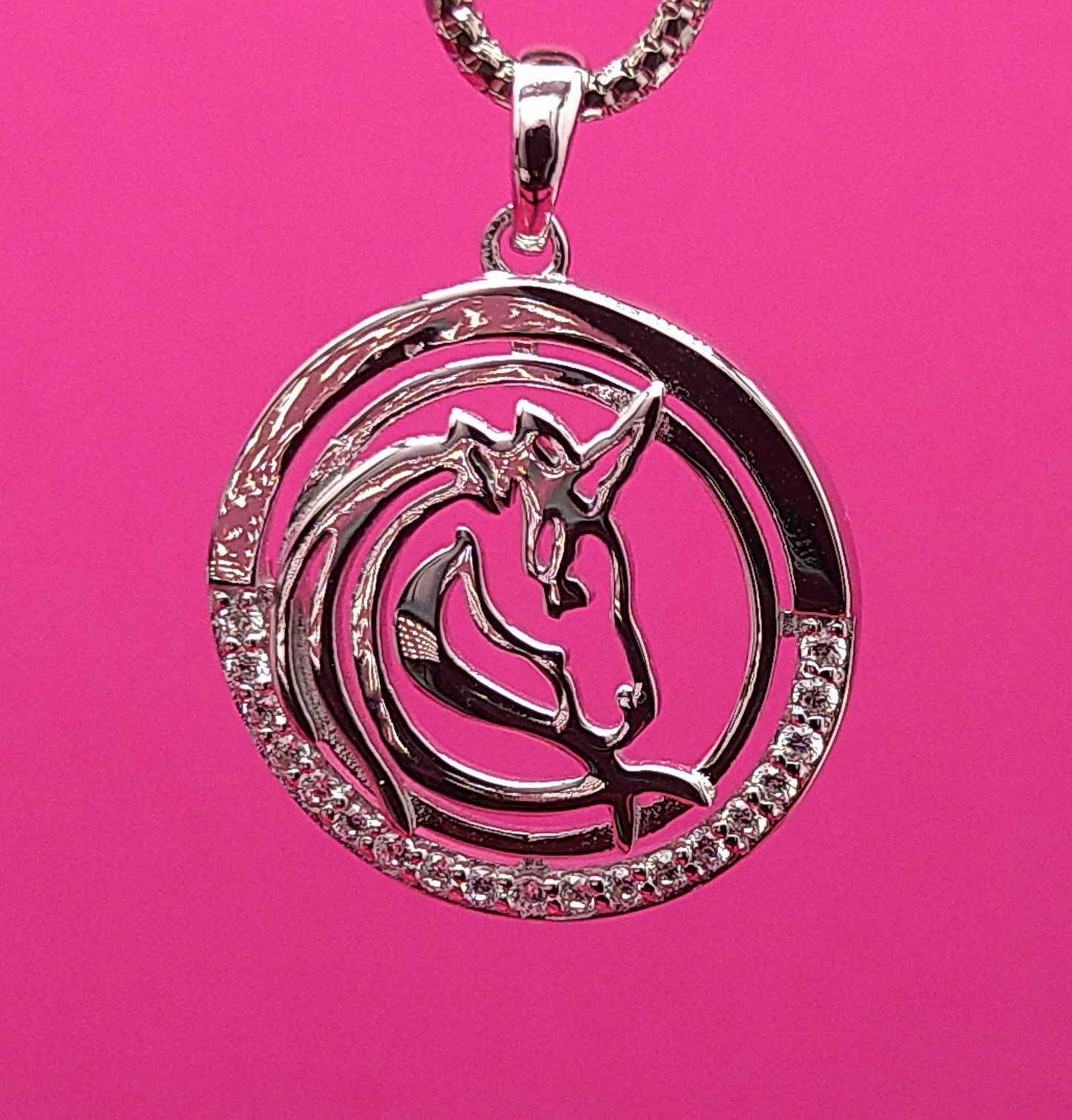 Kette "Einhorn" 925 Silber
