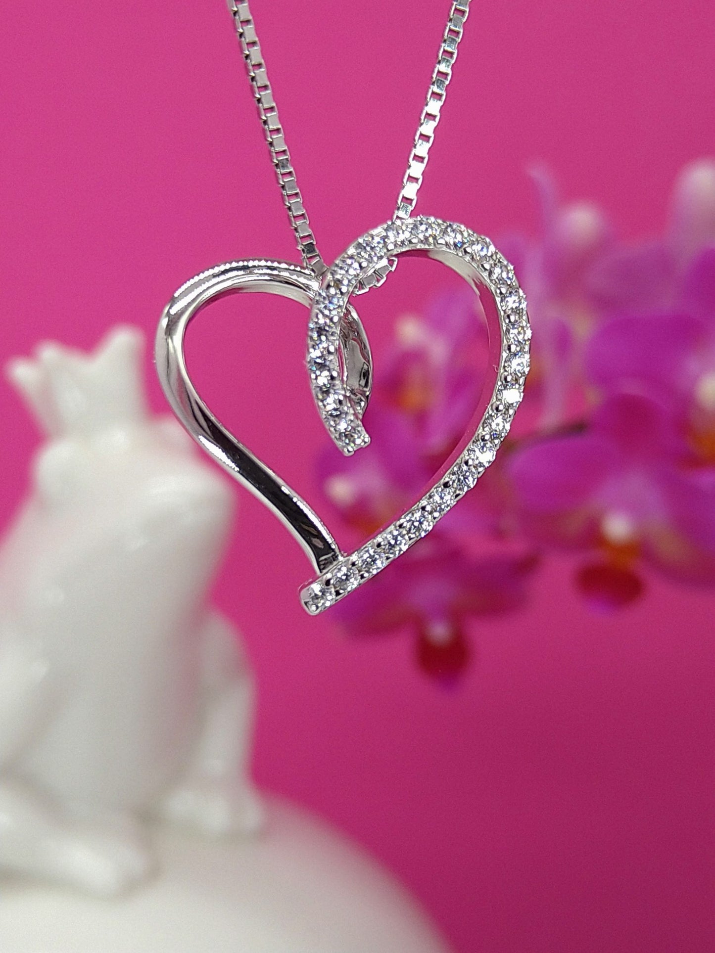 Kette 925 Silber "Herz"