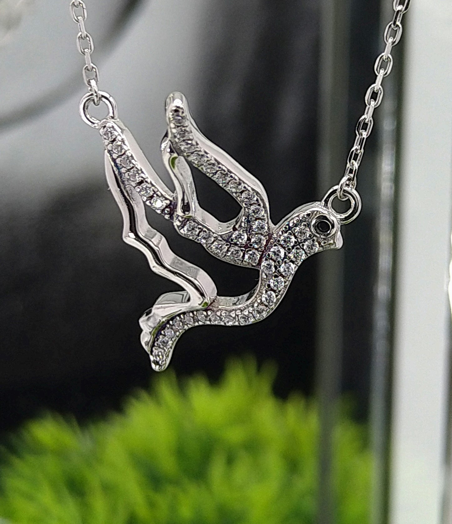 Kette 925 Silber " Taube"