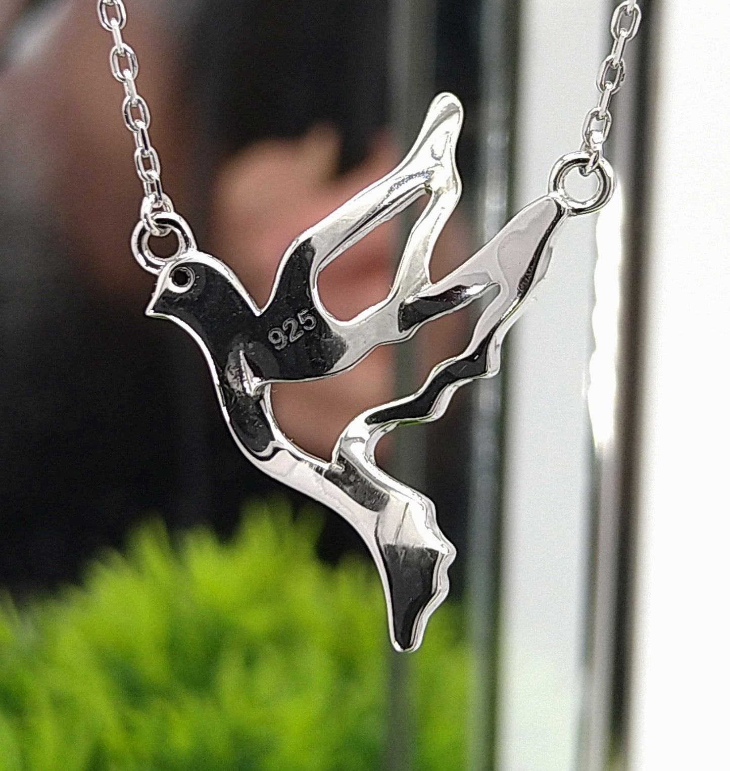 Kette 925 Silber " Taube"