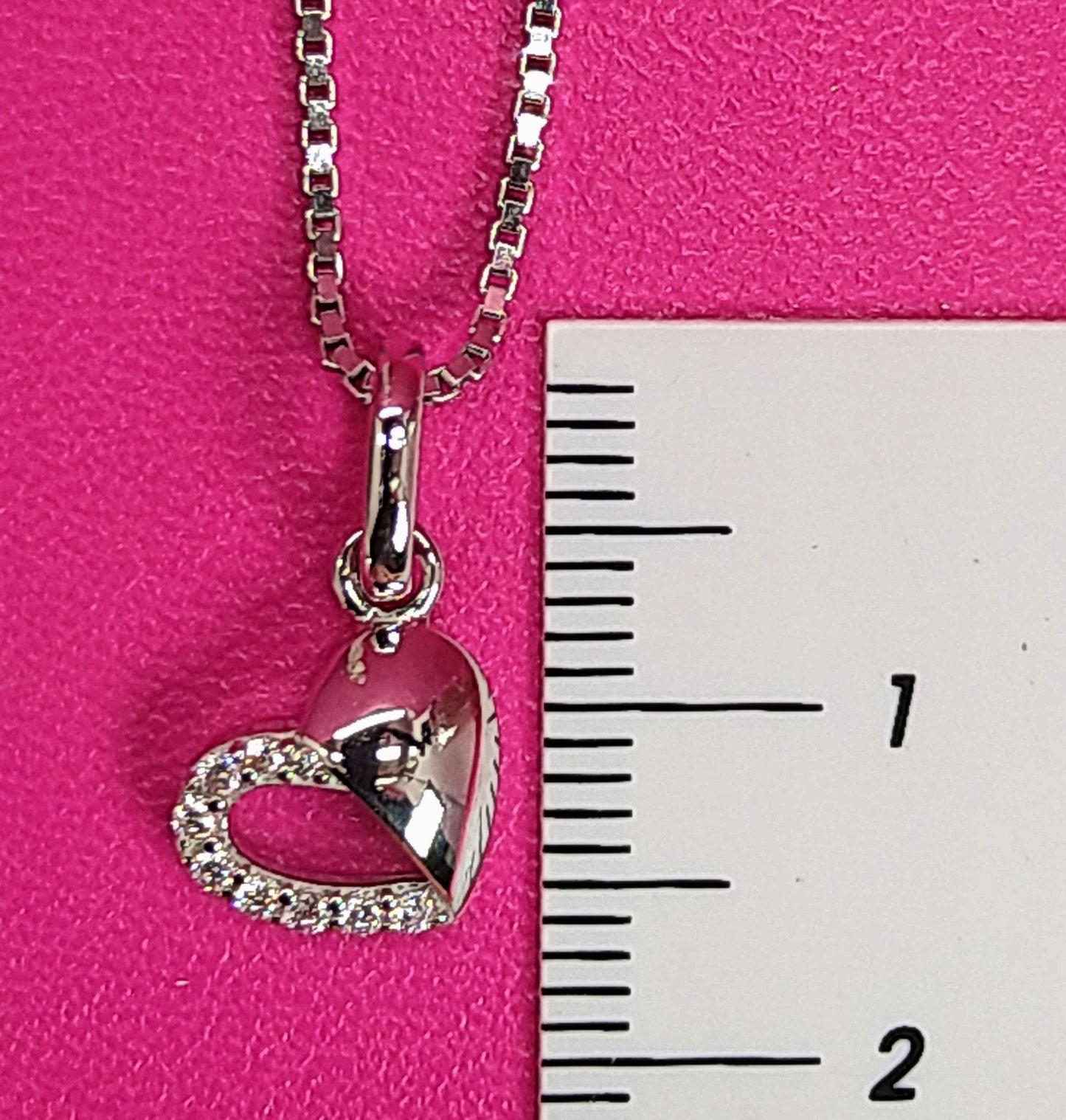 Kette 925 Silber "Kleines Herz"