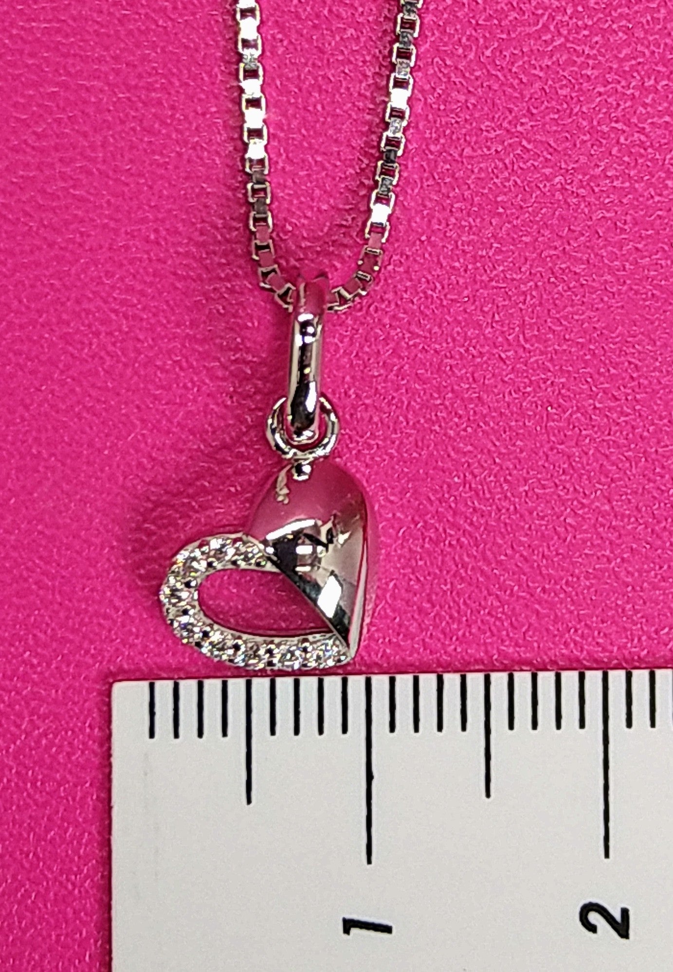 Kette 925 Silber "Kleines Herz"