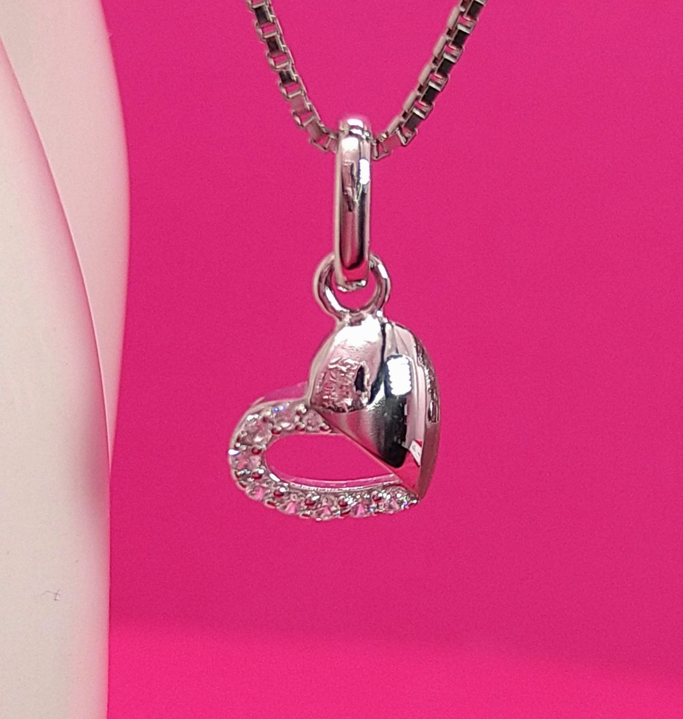 Kette 925 Silber "Kleines Herz"
