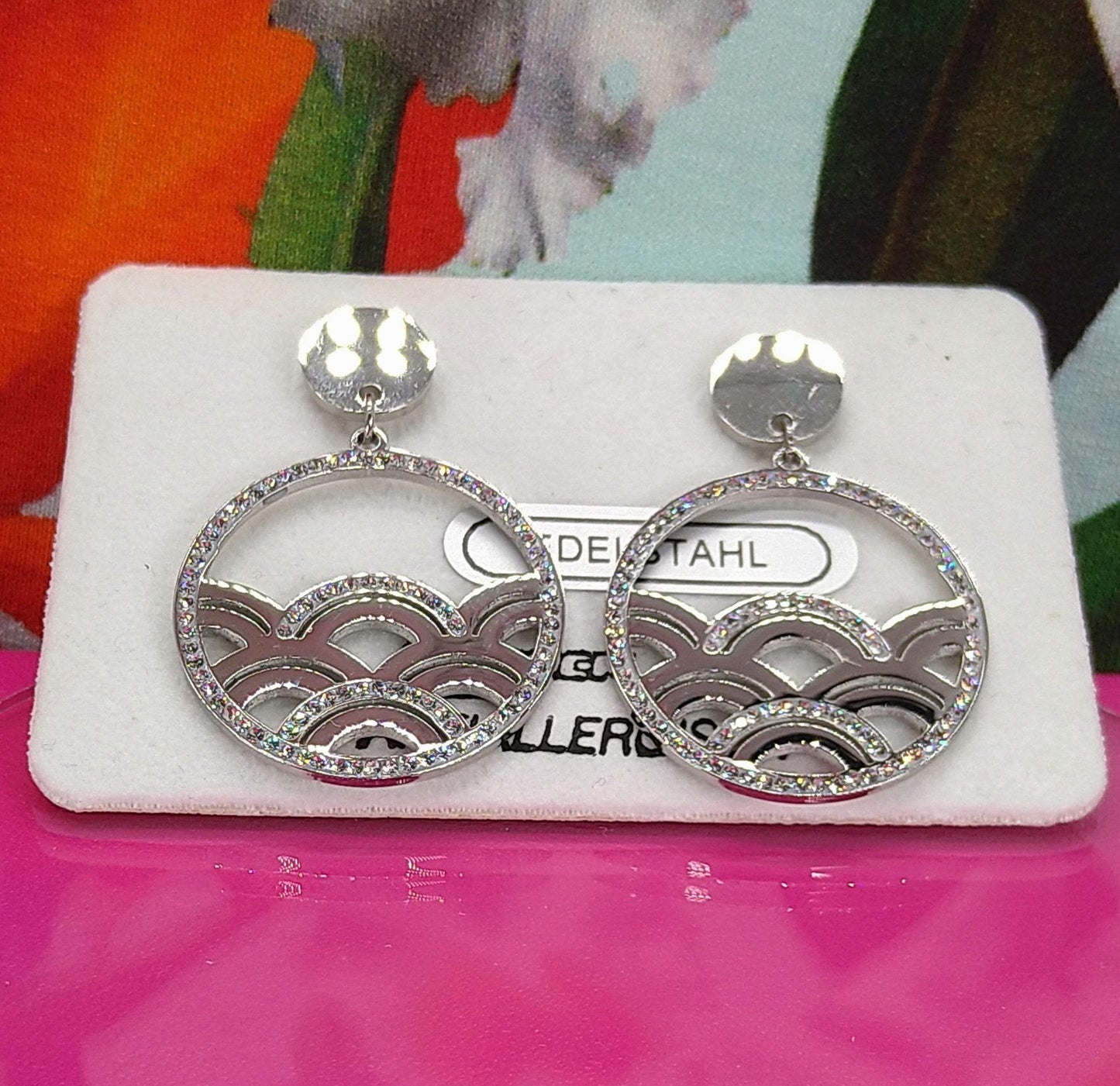 Ohrstecker mit Element "Wellen"
