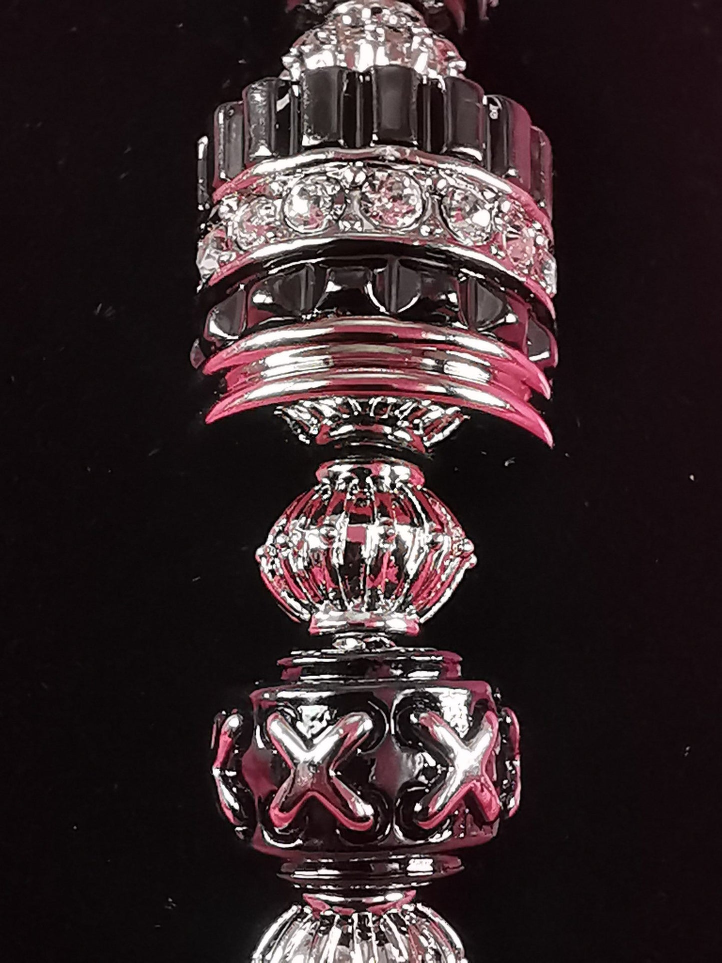 Armband Schwarz-Silber