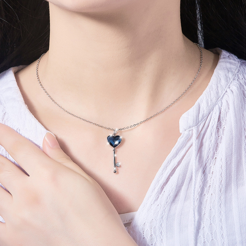 Kette "Schlüssel", 925 Silber